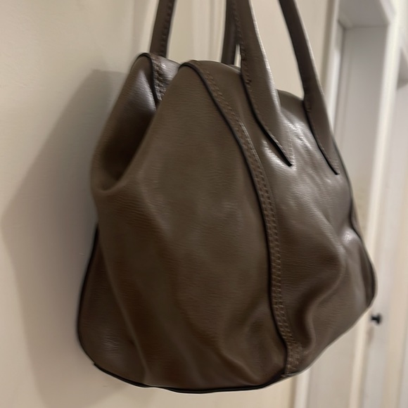 Guess vintage leather brown mini shoulder bag - Picture 4 of 8